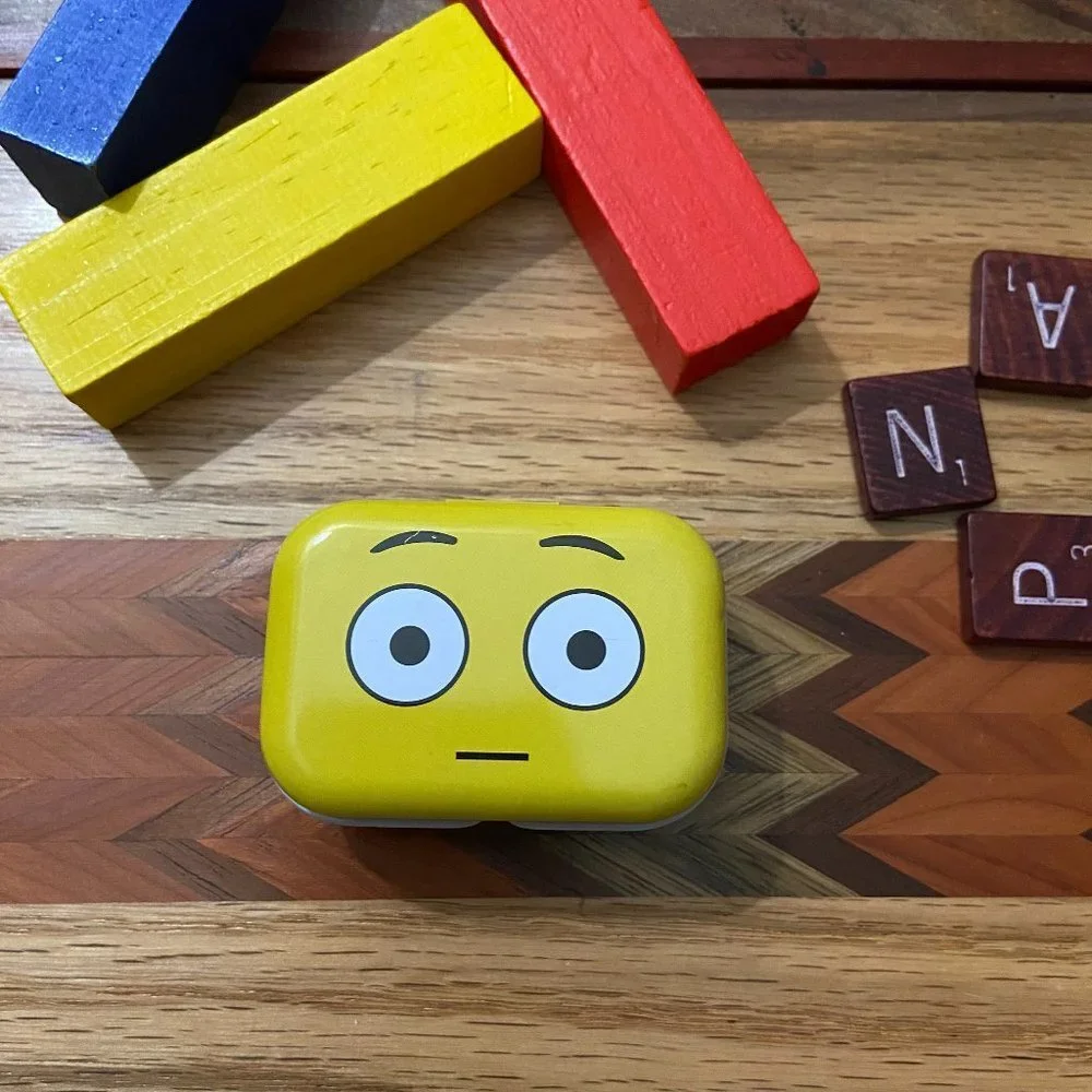 Wow! Emoji - Yellow Mini Tin Box